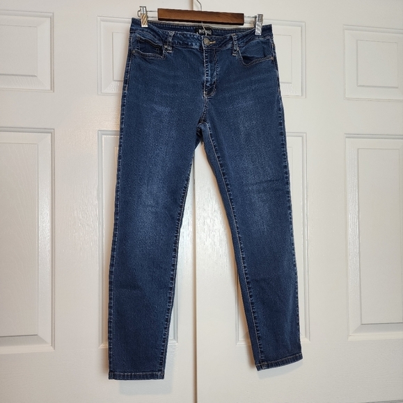 Buffalo David Bitton Mid Rise Supper Soft Dark Wash Skinny Jeans Size 10 - Picture 1 of 8